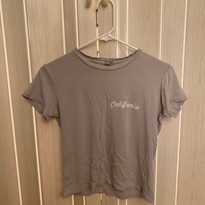 Brandy Melville California crop tee
